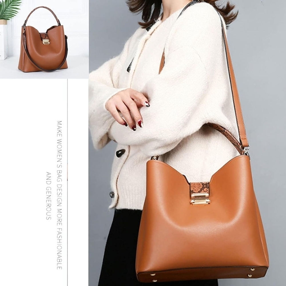 Chic Brown Shoulder Bag